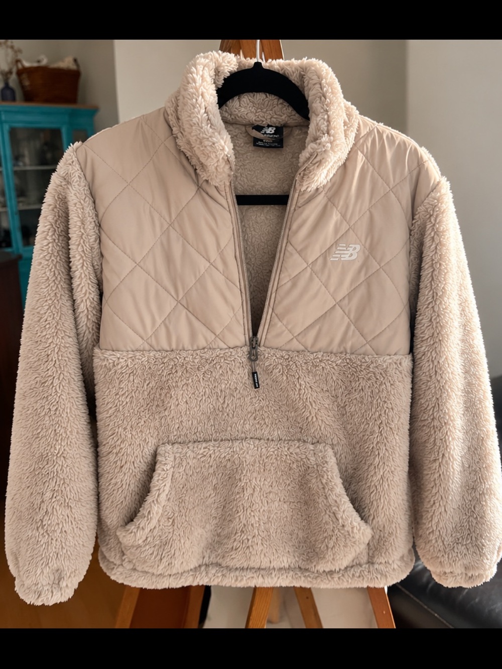 New Balance Sherpa Fleece Pullover Jacket
